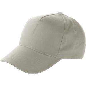 5 paneles baseballsapka, sz�rke