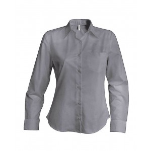 Kariban Easy Care hosszujj blz, Oxford Silver (ing, blz)