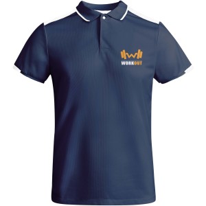 Tamil rvid ujj frfi sportpl, navy blue, white (T-shirt, pl, kevertszlas, mszlas)